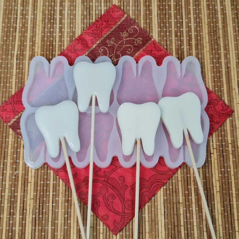 Силиконовая форма №734 Зубики