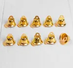 Декор Колокольчики золотые 1,8 см 10 шт