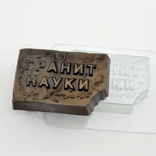 Форма для шоколада "Гранит науки" (пластик)