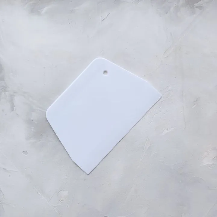 Шпатель кондитерский прямой "Средний" 15,5х10,5 см (пластик)