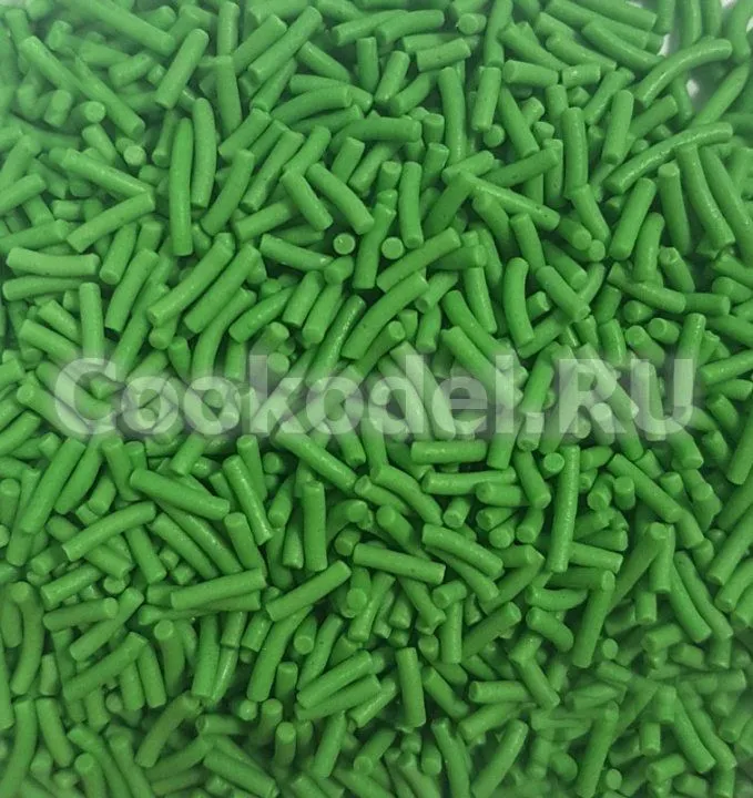 Посыпка "Вермишель зеленая", 100 гр