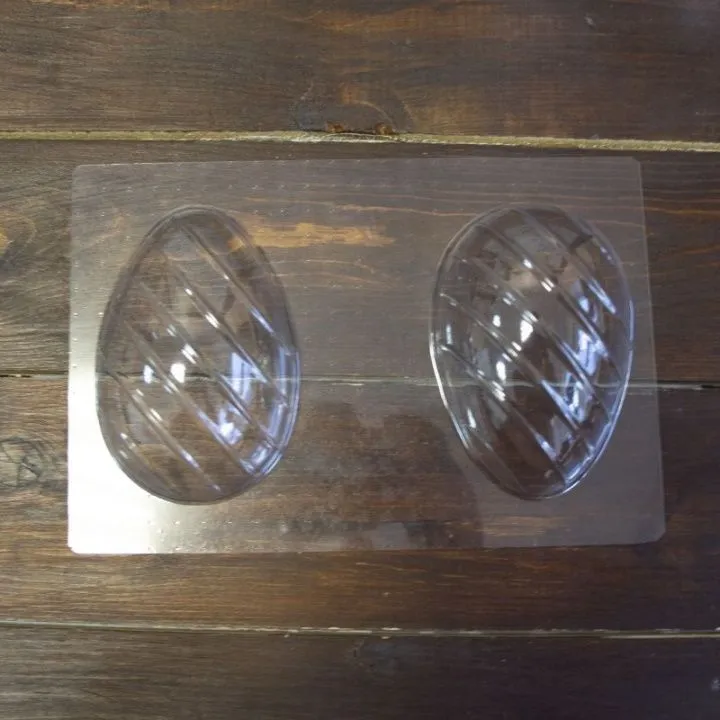 Форма для шоколада "ЯЙЦО №2" пластик 11х7,5 см