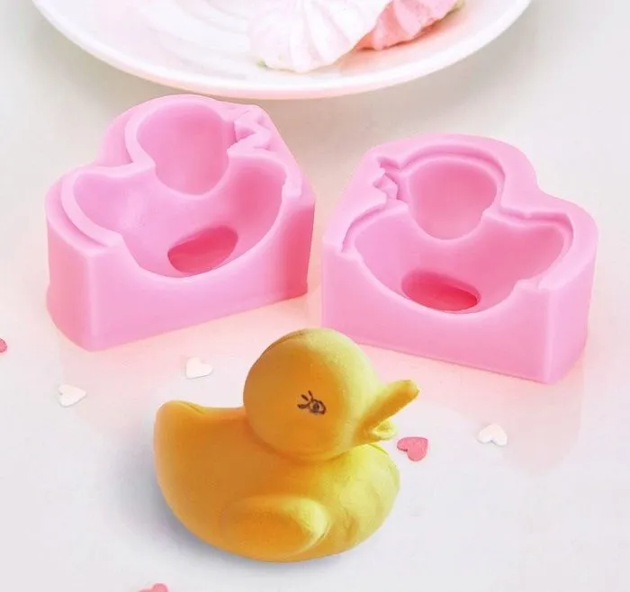 Силиконовая форма молд Уточка 6х4,7х6 см