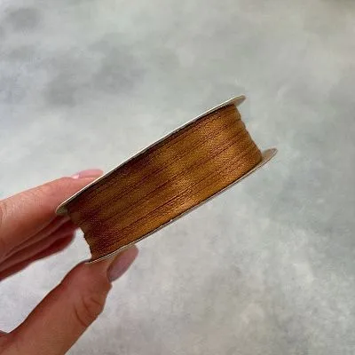 Лента атласная "Какао-6197" шир-3 мм (93 м)