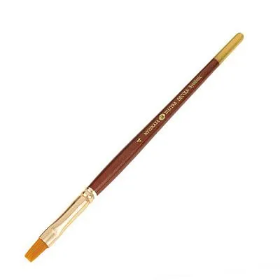 Кисть Decola № 4, синтетика, плоская, d=7 мм