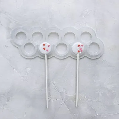 Силиконовая форма №360 "Круги без дна" 5 см, 10 ячеек