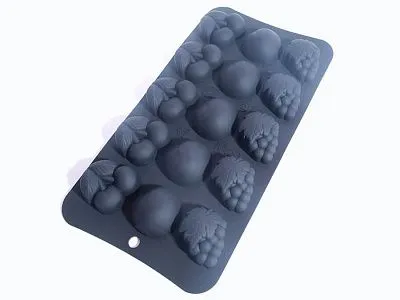 Силиконовая форма "Ягоды мармеладные", 3 вида