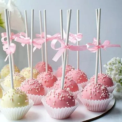 Палочки для кейкпопсов Белые (100 шт, бумага), 15 см