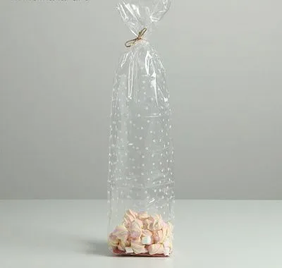 Пакет "Подарочный, С РИСУНКОМ" с жёстким дном, 7х11х50 см