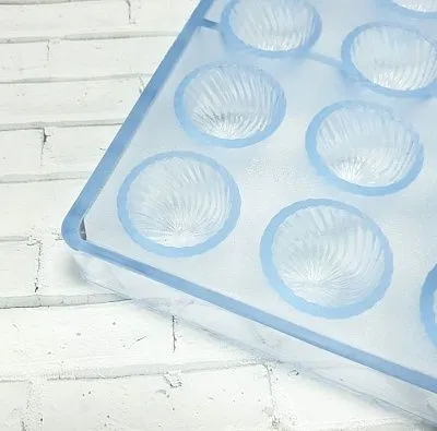 Форма поликарбонатная для конфет "Лотос" 21 ячейка, Китай