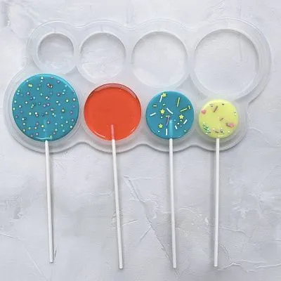 Силиконовая форма №367 Круги без дна все размеры 8 ячеек