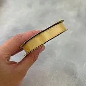 Лента атласная Бледно-желтая 6006, шир-12 мм