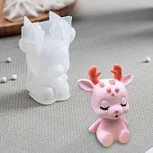 Силиконовая форма молд 3D Олененок 6 см