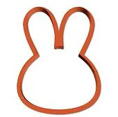 AL Форма Голова кролика, зайчика 9 см