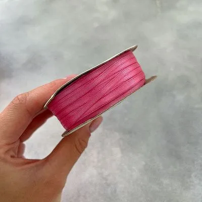 Лента атласная "Розовая-6050" шир-3 мм