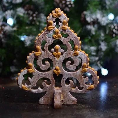 Форма силиконовая  19х16 см "Елочка объемная"