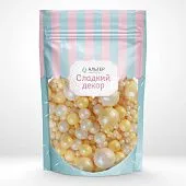 Воздушный рис Альтер в шоколадной глазури Желтый/Серебро №140 100 гр