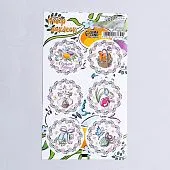 Наклейки "Символ Пасхи", 16х9,5 см