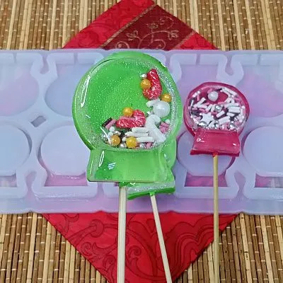 Силиконовая форма-погремушка №914 "Елочный шар"