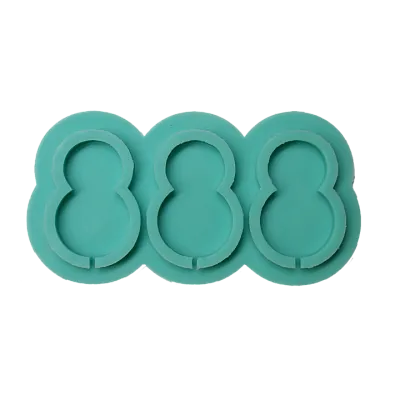 Форма силиконовая для леденцов  "Цифра Восемь/тройная"