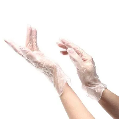 Перчатки одноразовые виниловые Saf&ty размер S, 1 пара