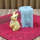 Силиконовая форма молд №1852 "Зайчик мини №2"