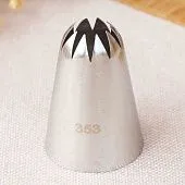 Насадка Кондитерская Закрытая звезда 353 средняя
