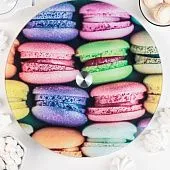 Подставка для торта вращающаяся "Макароны" (D-32 см)