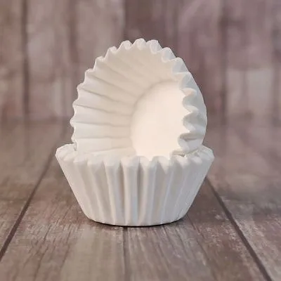 Капсулы для конфет бумажные Белые 25х16 мм, 20 шт