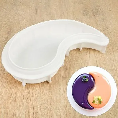 Форма для выпечки и муссовых десертов 28х16,5х5 см Инь Ян