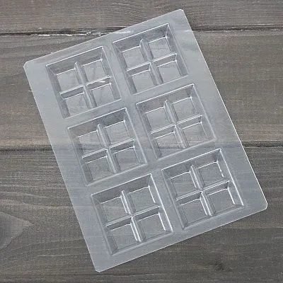 Форма для шоколада и конфет "Мини плитки", 22х13 см