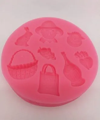 Силиконовая форма молд Пикник 8 шт