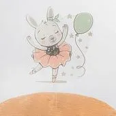 Топпер «Танцующий зайчик», 13,5х8 см