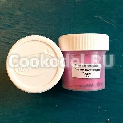 Сухой блестящий краситель, Розовый 5 гр