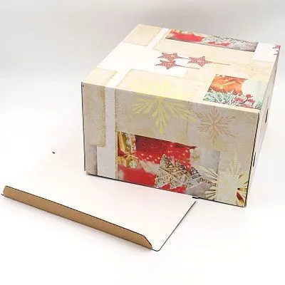 Коробка для кондитерских изделий Тебе с любовью 21х21х3 см