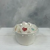 Креманка для десертов с крышкой, 245 мл