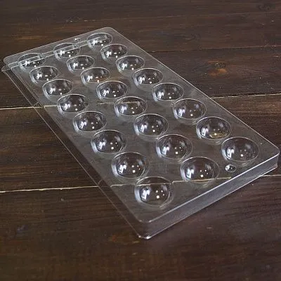 Форма для шоколада "Полусфера" 22х13, 15 ячеек, D=3 см