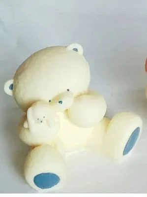 Силиконовая форма молд 3D Мишка пухлик №188 6,5 см