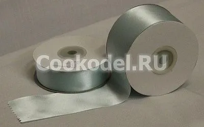 Лента атласная "Нежно-голубая-6142" шир-6 мм