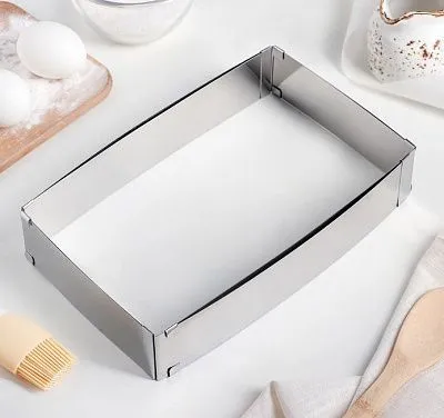 Форма для выпечки разъемная Прямоугольник 15х25-27х48 см h-5 см