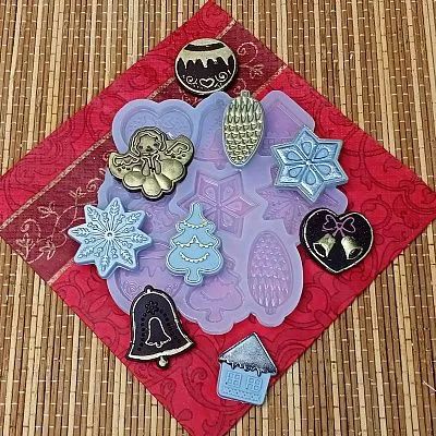 Силиконовая форма №983 Новогодний №3