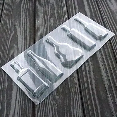 Форма для шоколада "Бутылки" (пластик)