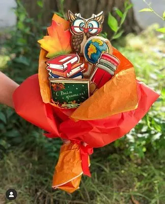 Держатель для пряничного букета "Микрофон" с наполнением пенопласт