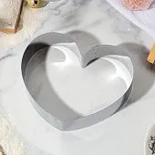 Форма для выпечки и выкладки Сердце, 18х18х5 см