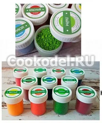 Краситель для шоколада жирорастворимый Черный, 8 гр