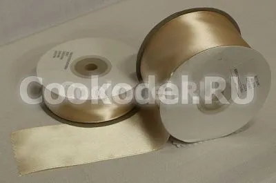 Лента атласная Молочная 6008 шир 12 мм