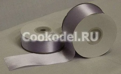 Лента атласная "Светло-сиреневая 6166", шир-12 мм