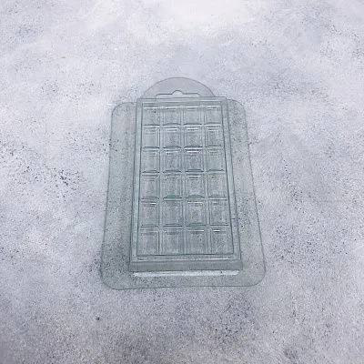 Форма для шоколада Плитка маленькая (пластик)