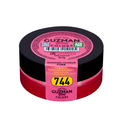 Жирорастворимый краситель для шоколада Guzman Малиново-розовый 744, 5 гр