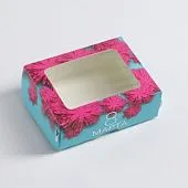 Коробка складная "8 марта", 10х8х3,5 см